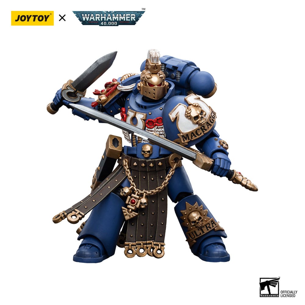 Warhammer 40k Action Figure 1/18 Ultramarines Honour Guard Chapter Champion Joy Toy (CN)