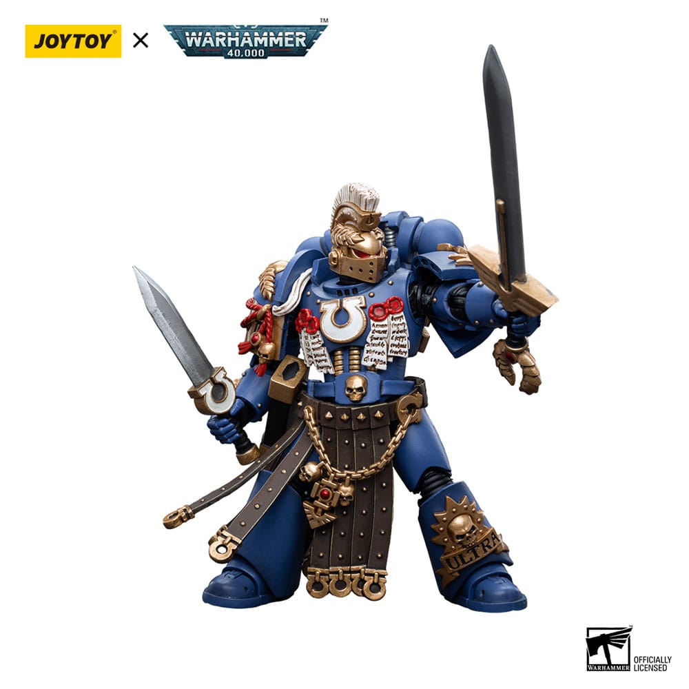 Warhammer 40k Action Figure 1/18 Ultramarines Honour Guard Chapter Champion Joy Toy (CN)