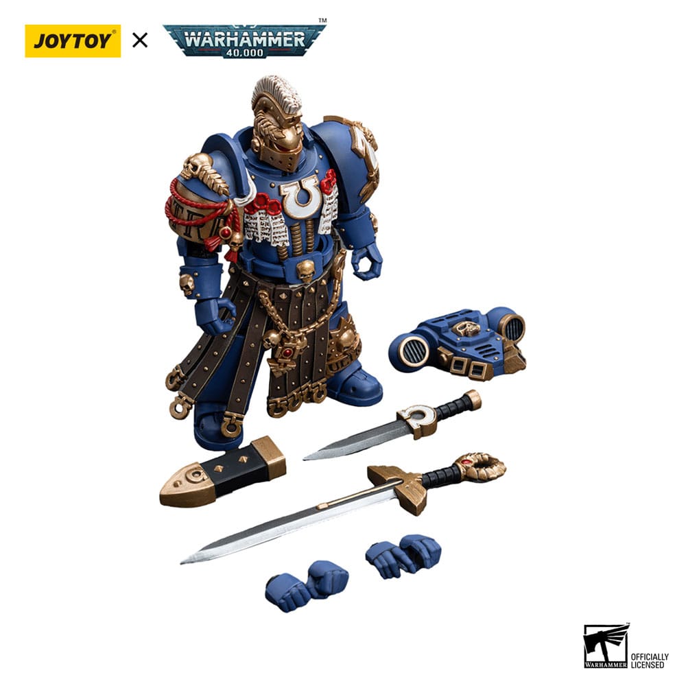 Warhammer 40k Action Figure 1/18 Ultramarines Honour Guard Chapter Champion Joy Toy (CN)
