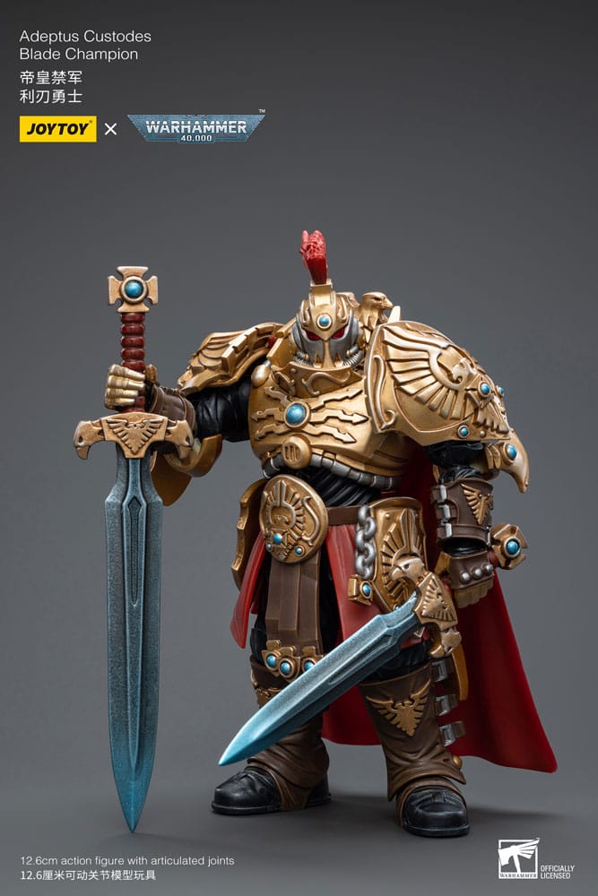 Warhammer 40k Action Figure 1/18 Adeptus Custodes Blade Champion Joy Toy (CN)