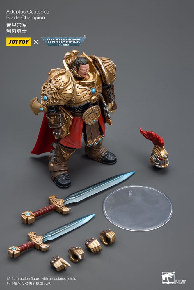 Warhammer 40k Action Figure 1/18 Adeptus Custodes Blade Champion Joy Toy (CN)