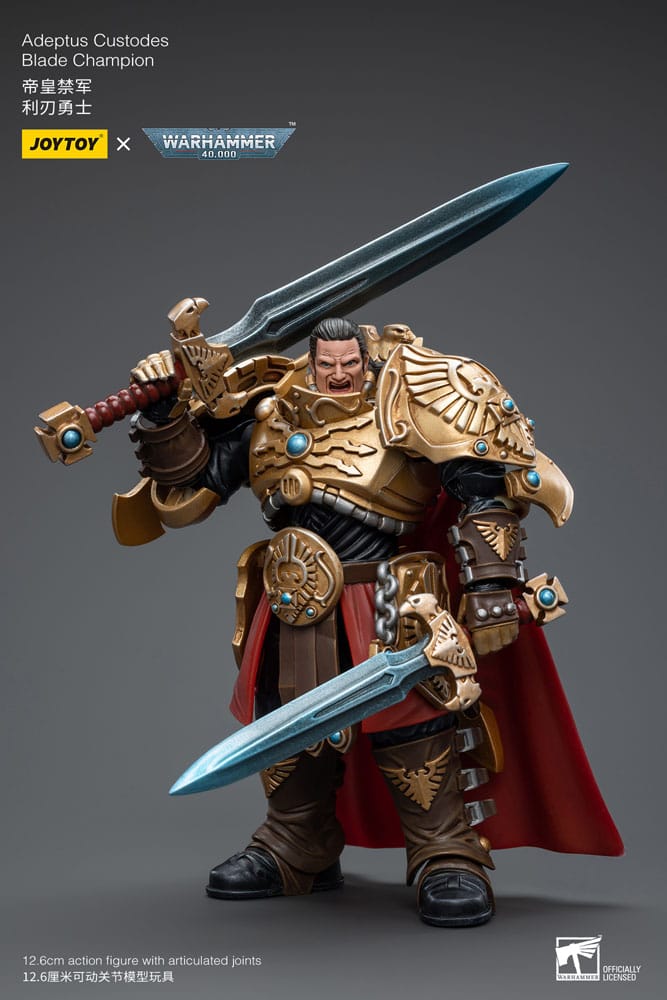 Warhammer 40k Action Figure 1/18 Adeptus Custodes Blade Champion Joy Toy (CN)