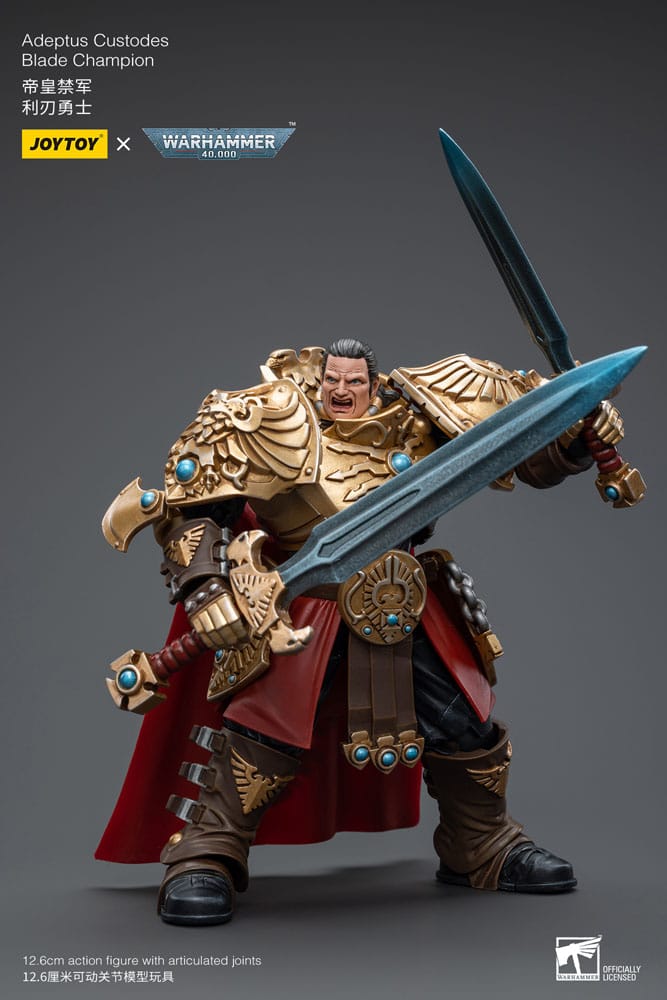 Warhammer 40k Action Figure 1/18 Adeptus Custodes Blade Champion Joy Toy (CN)