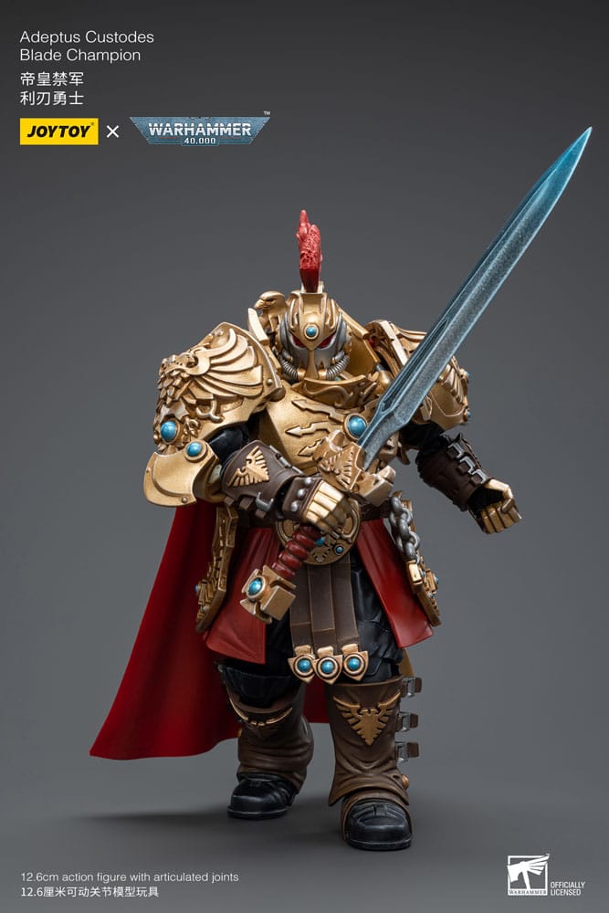 Warhammer 40k Action Figure 1/18 Adeptus Custodes Blade Champion Joy Toy (CN)