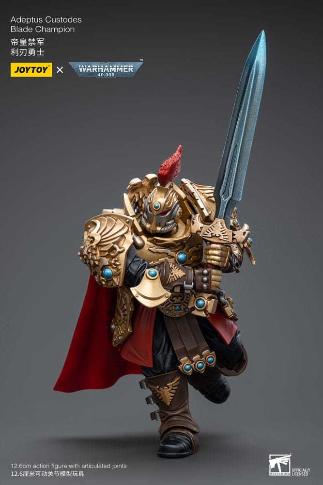 Warhammer 40k Action Figure 1/18 Adeptus Custodes Blade Champion Joy Toy (CN)