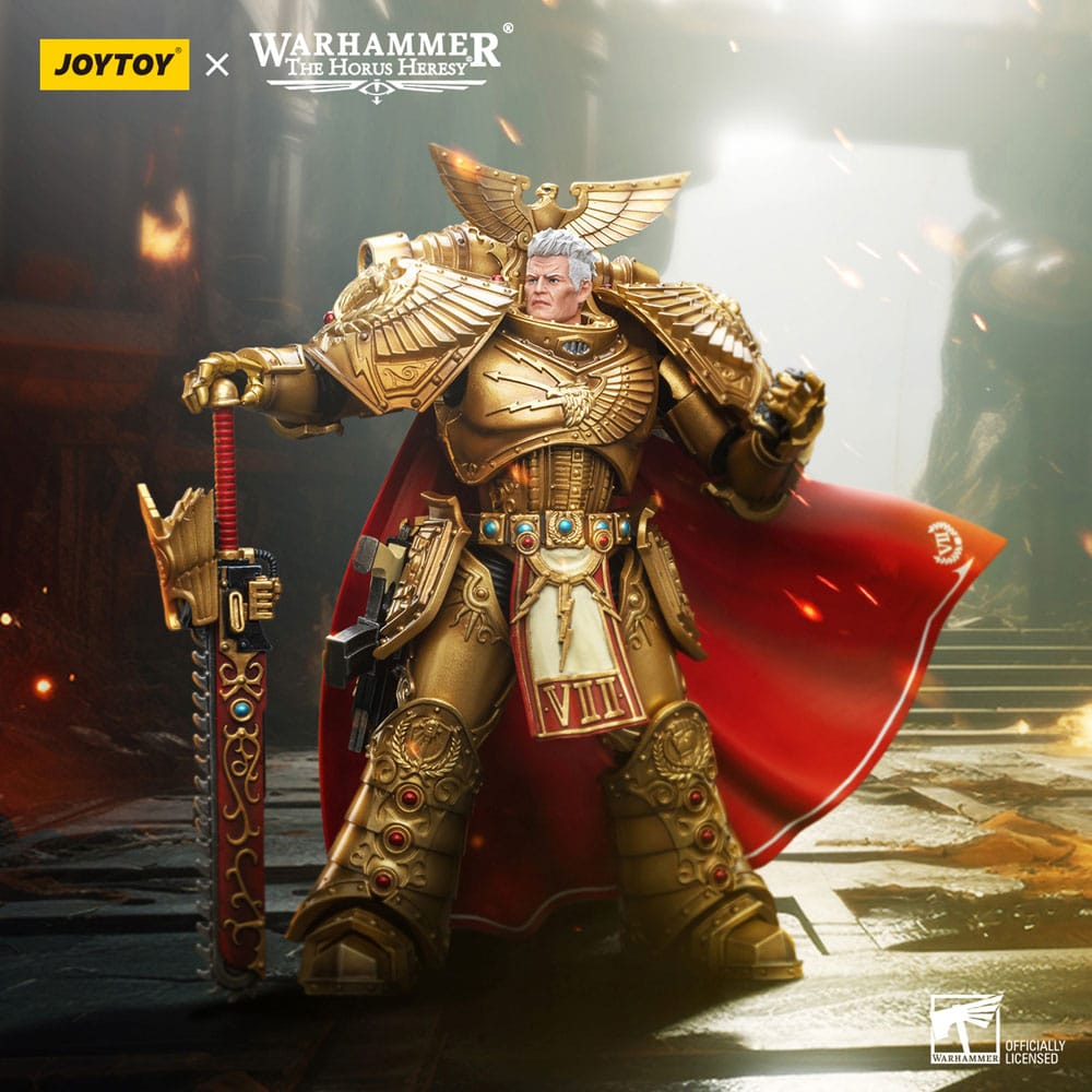 Warhammer The Horus Heresy Action Figure 1/18 Imperial Fists Rogal Dorn Primarch of the 7th Legion Joy Toy (CN)