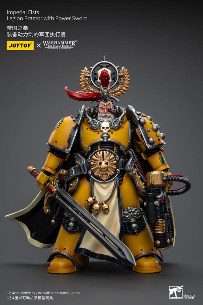 Warhammer The Horus Heresy Action Figure 1/18 Imperial Fists Legion Praetor with Power Sword Joy Toy (CN)
