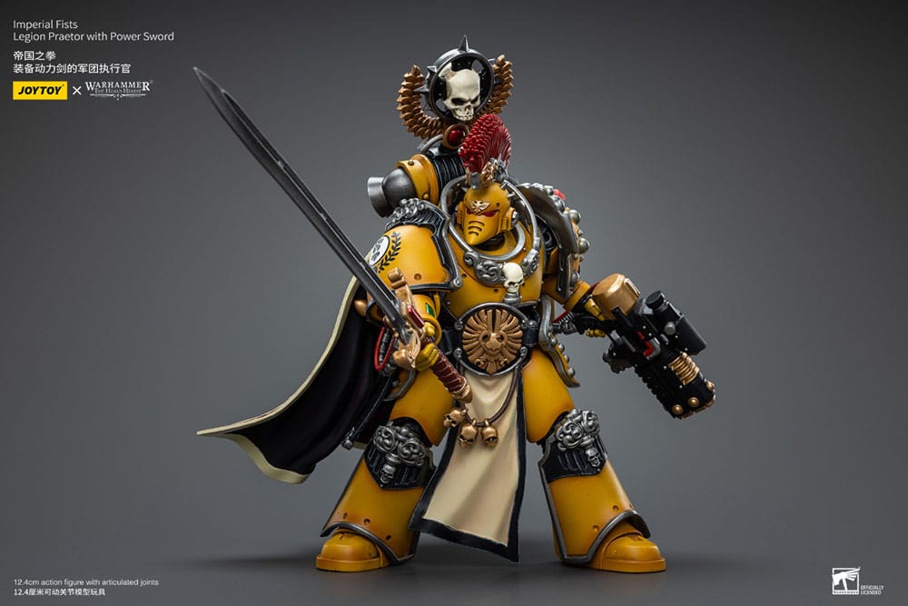 Warhammer The Horus Heresy Action Figure 1/18 Imperial Fists Legion Praetor with Power Sword Joy Toy (CN)