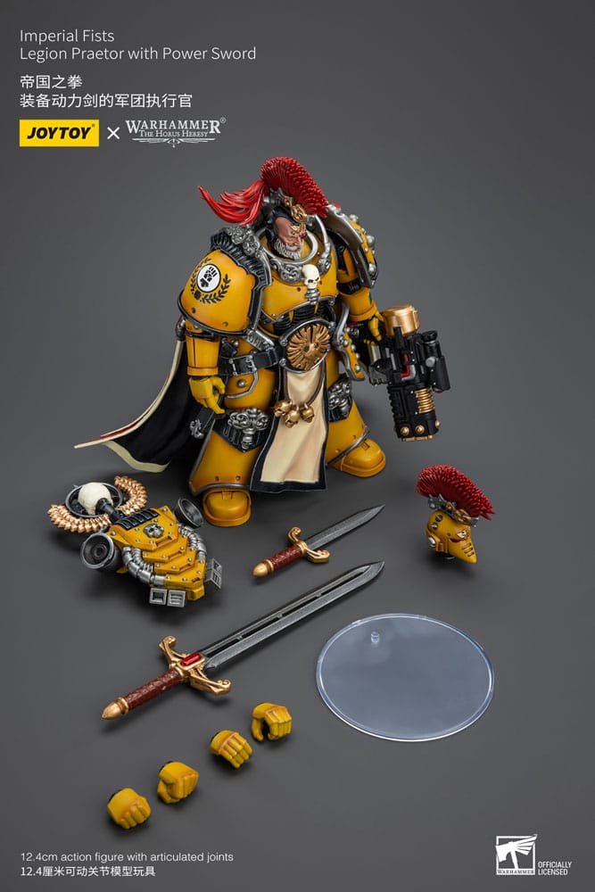 Warhammer The Horus Heresy Action Figure 1/18 Imperial Fists Legion Praetor with Power Sword Joy Toy (CN)