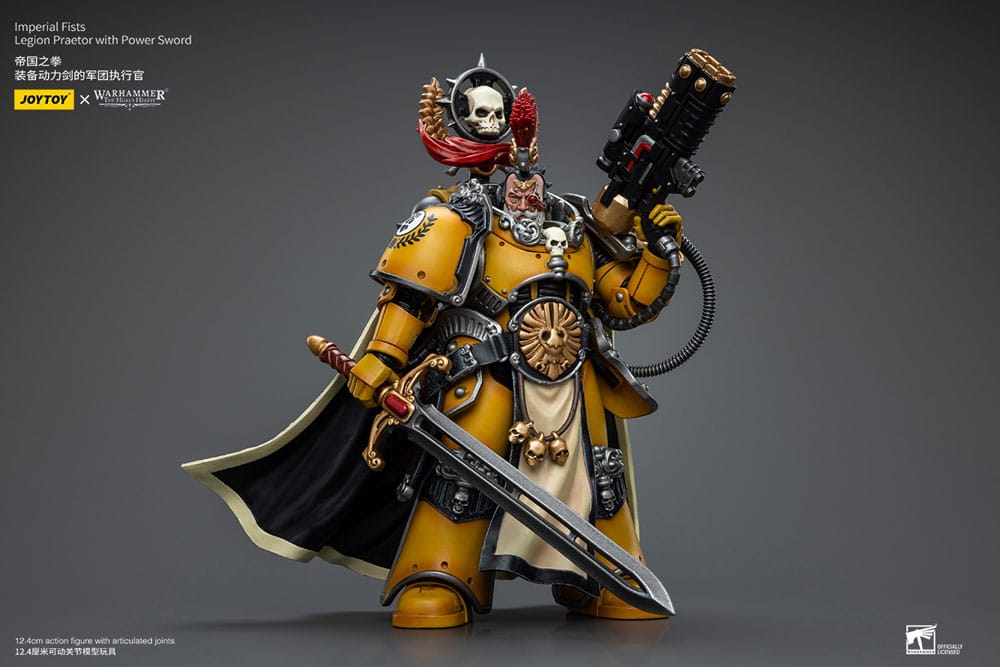 Warhammer The Horus Heresy Action Figure 1/18 Imperial Fists Legion Praetor with Power Sword Joy Toy (CN)