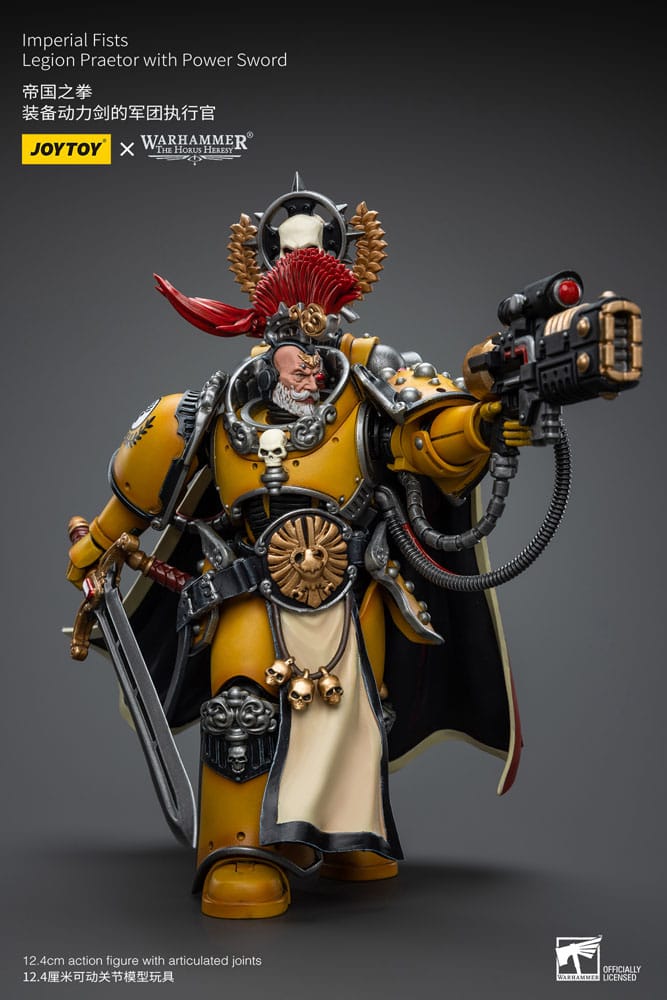 Warhammer The Horus Heresy Action Figure 1/18 Imperial Fists Legion Praetor with Power Sword Joy Toy (CN)