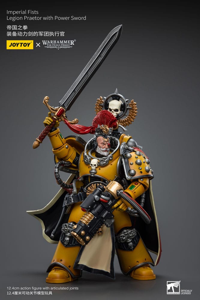 Warhammer The Horus Heresy Action Figure 1/18 Imperial Fists Legion Praetor with Power Sword Joy Toy (CN)