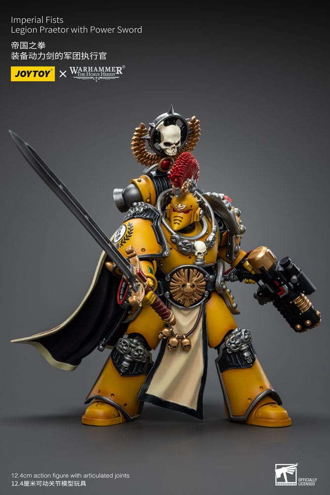 Warhammer The Horus Heresy Action Figure 1/18 Imperial Fists Legion Praetor with Power Sword Joy Toy (CN)