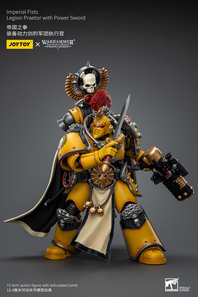 Warhammer The Horus Heresy Action Figure 1/18 Imperial Fists Legion Praetor with Power Sword Joy Toy (CN)