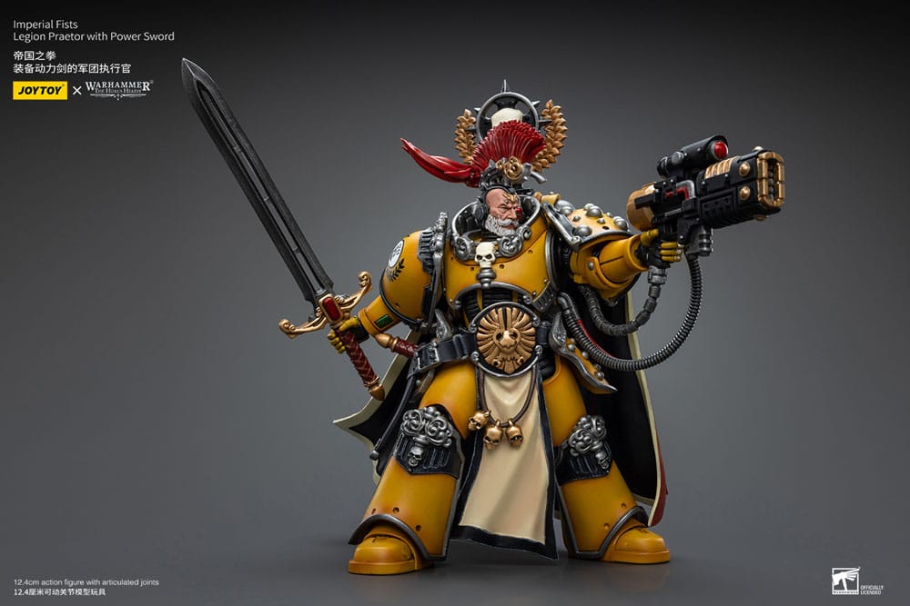 Warhammer The Horus Heresy Action Figure 1/18 Imperial Fists Legion Praetor with Power Sword Joy Toy (CN)
