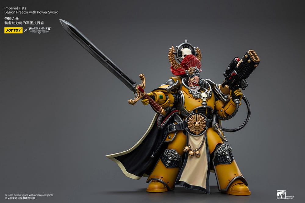 Warhammer The Horus Heresy Action Figure 1/18 Imperial Fists Legion Praetor with Power Sword Joy Toy (CN)