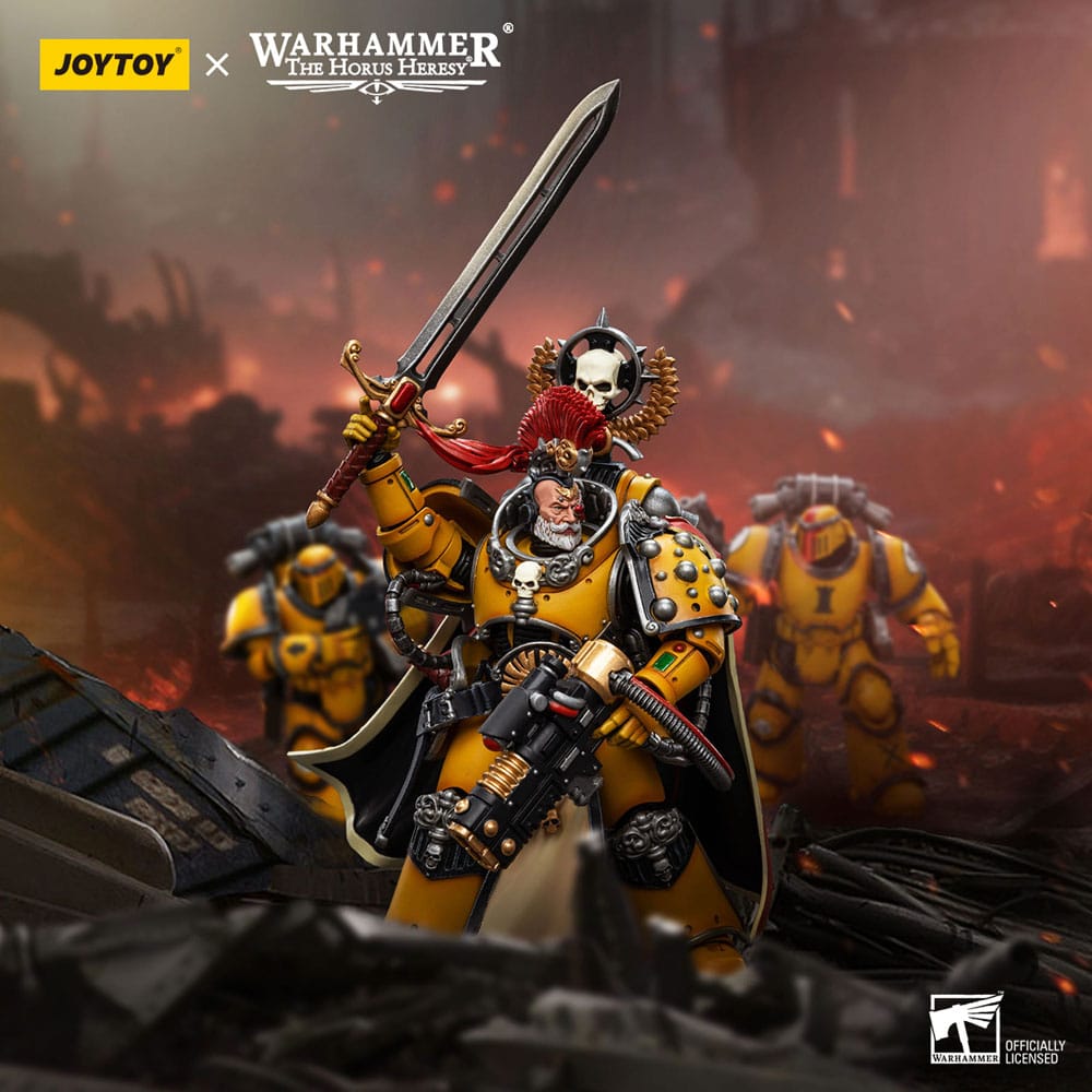 Warhammer The Horus Heresy Action Figure 1/18 Imperial Fists Legion Praetor with Power Sword Joy Toy (CN)