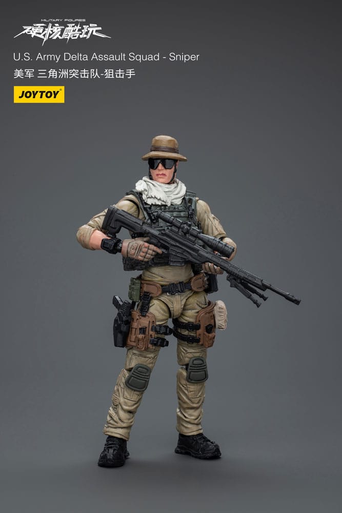 Hardcore Coldplay Action Figure 1/18 U.S. Army Delta Assault Squad Sniper Joy Toy (CN)
