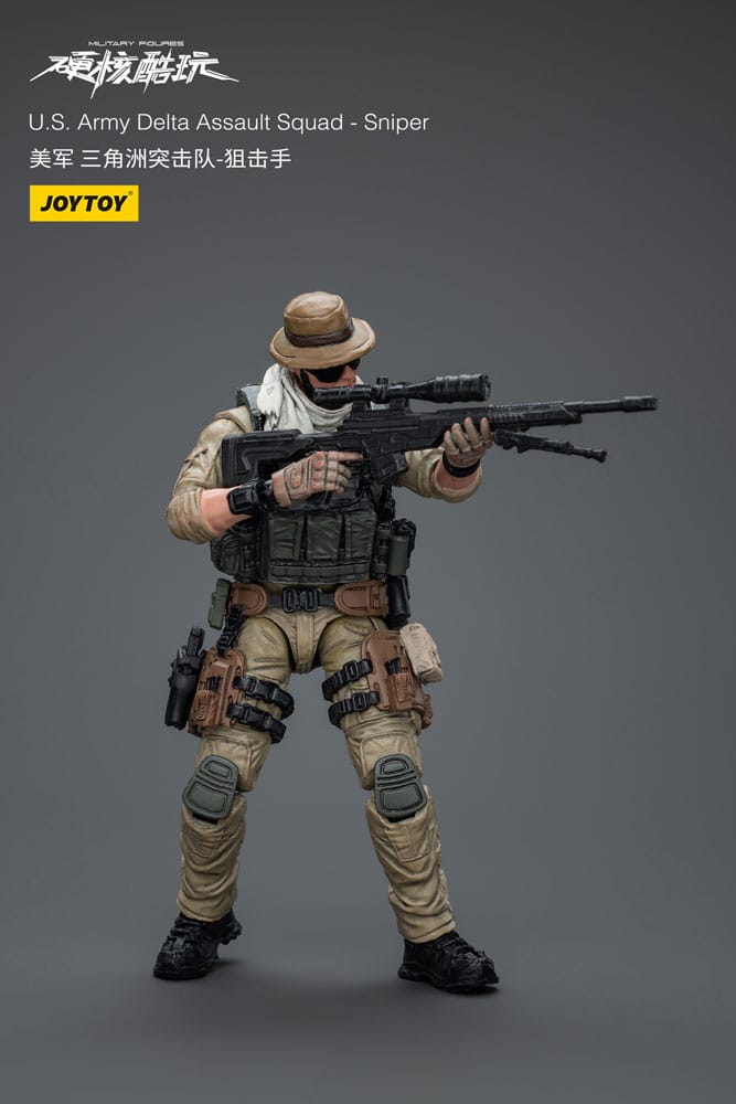 Hardcore Coldplay Action Figure 1/18 U.S. Army Delta Assault Squad Sniper Joy Toy (CN)