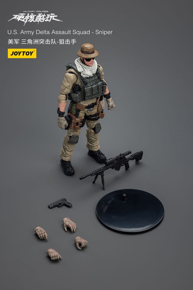 Hardcore Coldplay Action Figure 1/18 U.S. Army Delta Assault Squad Sniper Joy Toy (CN)