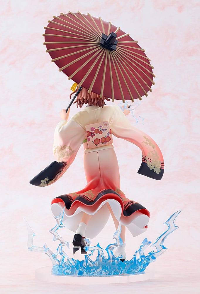 A Certain Scientific Railgun T Statue Mikoto Misaka Furisode Kimono Ver. Kadokawa