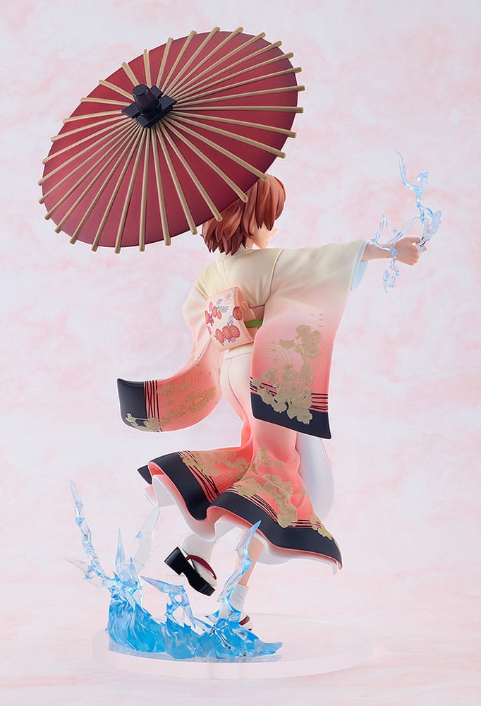 A Certain Scientific Railgun T Statue Mikoto Misaka Furisode Kimono Ver. Kadokawa