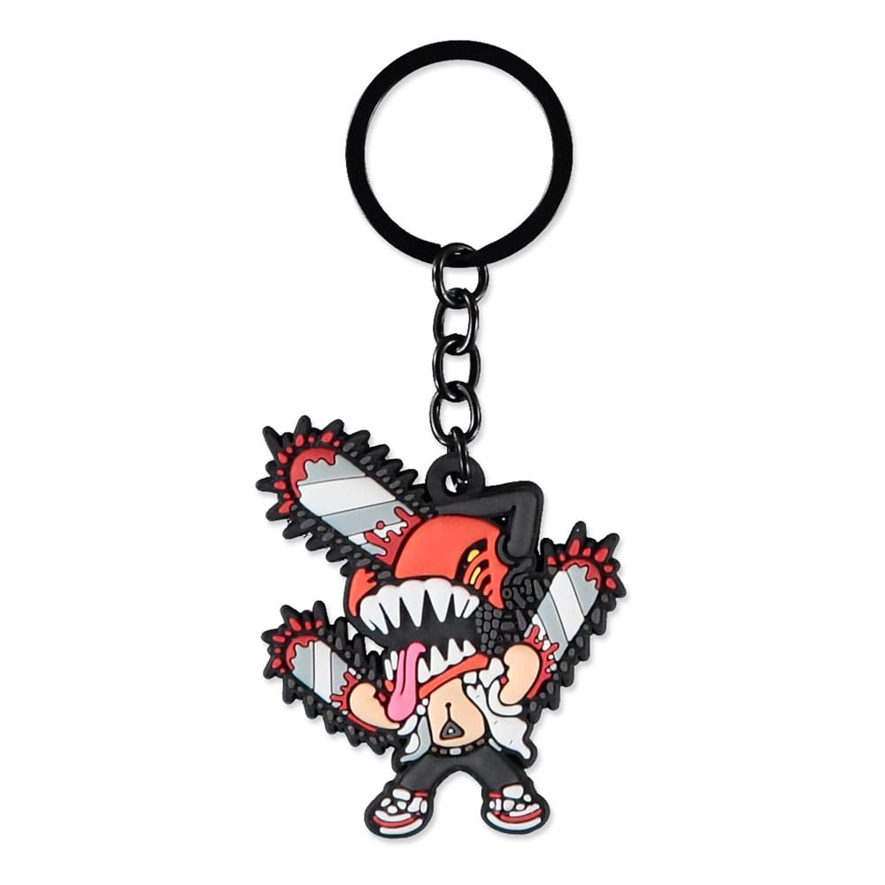 Chainsaw Man Rubber Keychain Chainsaw Man Difuzed