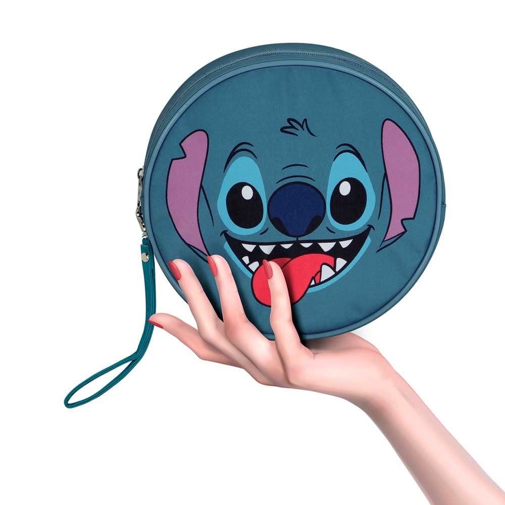 Lilo & Stitch Jumbo Toiletry Bag Face Blue Karactermania