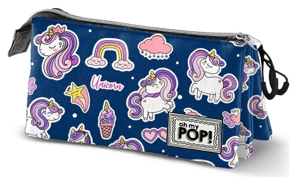 Oh My Pop! Triple Pencil case Magical Multicolour Karactermania