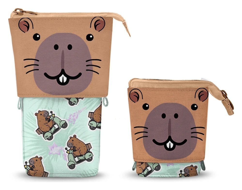 Oh My Pop! Cute Pencil case Capybara Green Karactermania