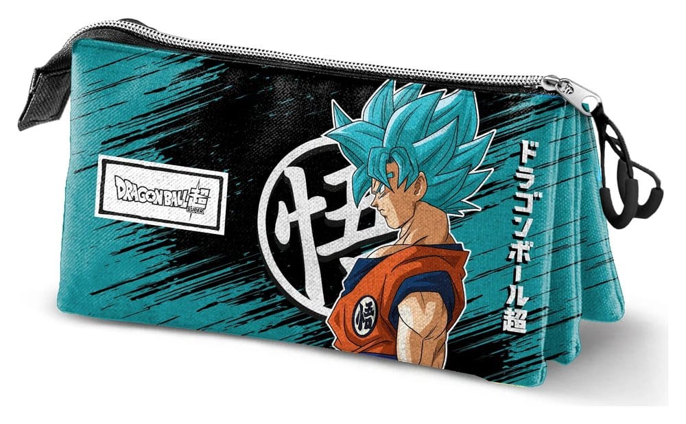 Dragon Ball Triple Pencil Case Saiyajin Blue Karactermania