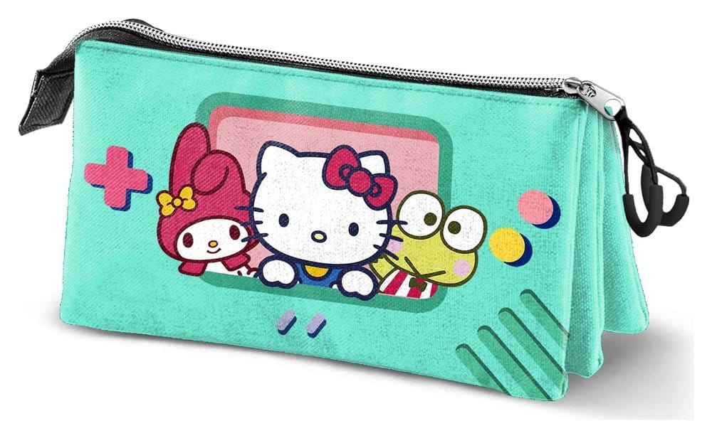 Sanrio Triple Pencil Case Hello Kitty Videogame Karactermania