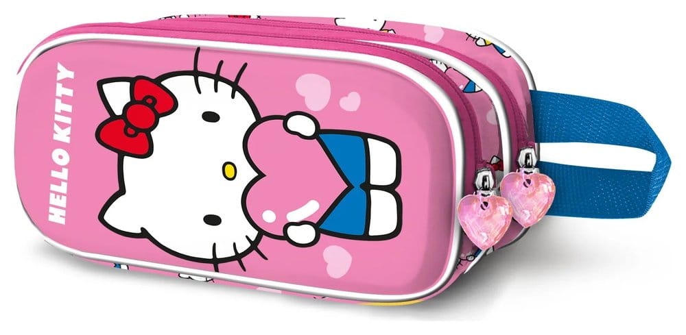 Sanrio 3D Double Pencil Case Hello Kitty Heart Karactermania