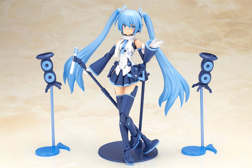 Frame Arms Girl x Hatsune Miku Plastic Model Kit Frame Music Girl Snow Miku Another Color Ver. Kotobukiya
