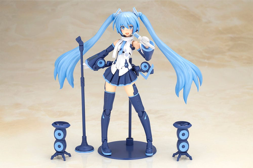 Frame Arms Girl x Hatsune Miku Plastic Model Kit Frame Music Girl Snow Miku Another Color Ver. Kotobukiya