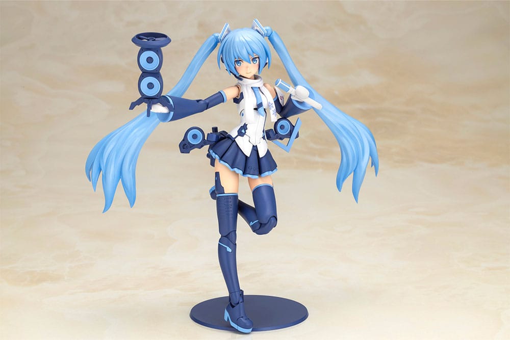 Frame Arms Girl x Hatsune Miku Plastic Model Kit Frame Music Girl Snow Miku Another Color Ver. Kotobukiya