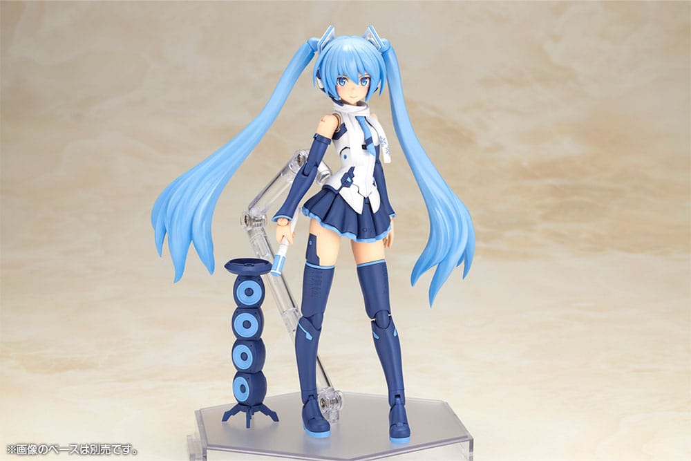 Frame Arms Girl x Hatsune Miku Plastic Model Kit Frame Music Girl Snow Miku Another Color Ver. Kotobukiya
