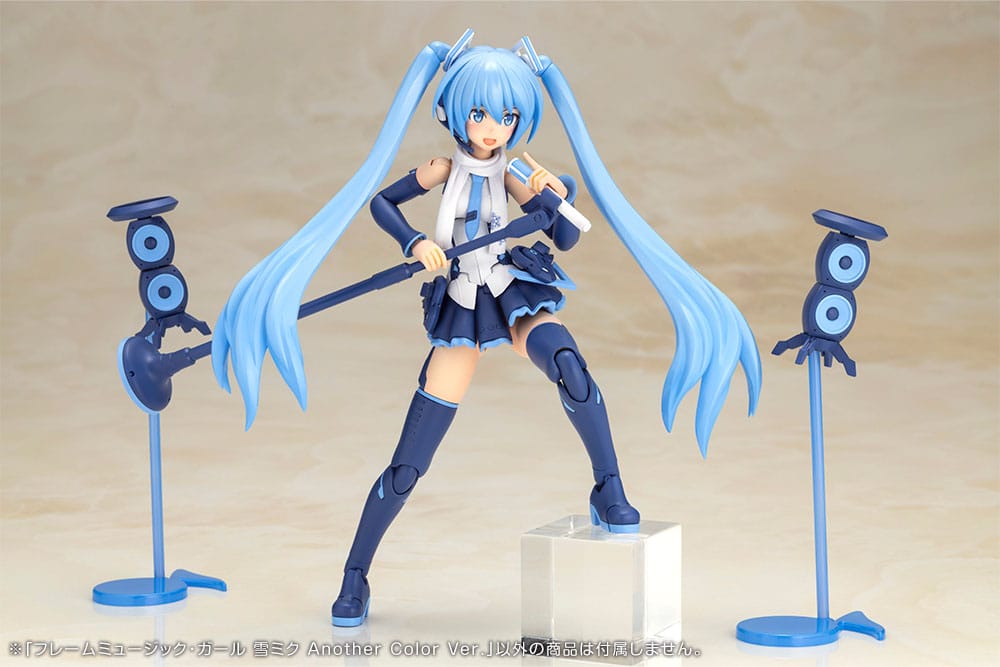 Frame Arms Girl x Hatsune Miku Plastic Model Kit Frame Music Girl Snow Miku Another Color Ver. Kotobukiya