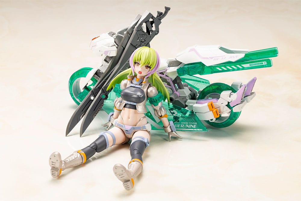 Frame Arms Girl Plastic Model Kit Wilber Nine Beryl Armor Custom Kotobukiya