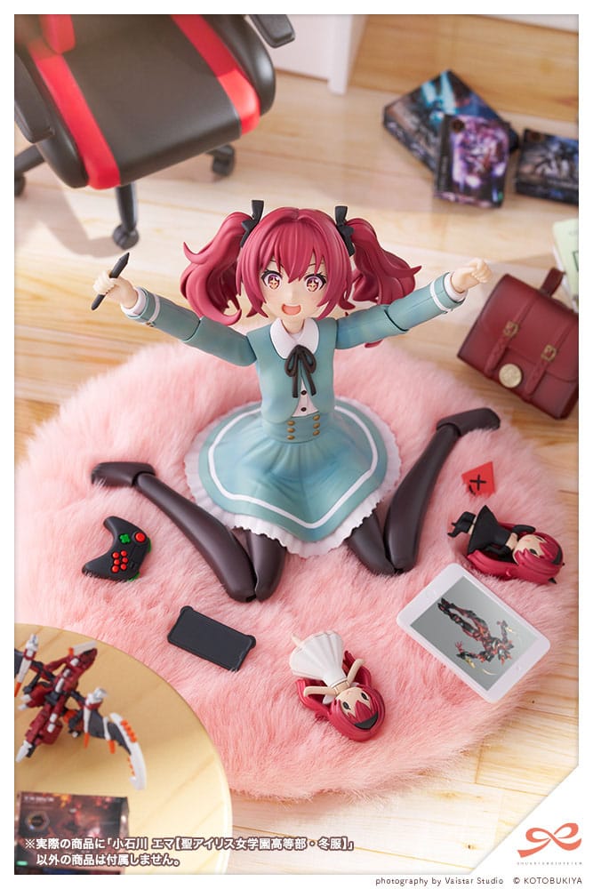 Sousai Shojo Teien Plastic Model Kit Emma Koishikawa St. Iris Gakuen Girl´s High School Winter Clothes Kotobukiya