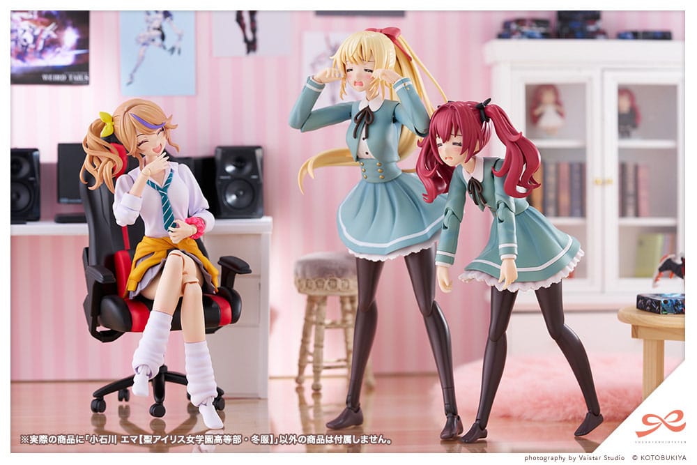 Sousai Shojo Teien Plastic Model Kit Emma Koishikawa St. Iris Gakuen Girl´s High School Winter Clothes Kotobukiya
