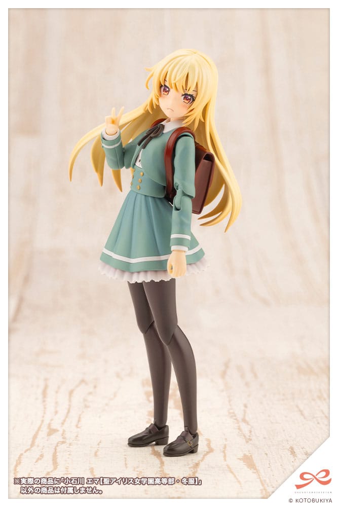 Sousai Shojo Teien Plastic Model Kit Emma Koishikawa St. Iris Gakuen Girl´s High School Winter Clothes Kotobukiya