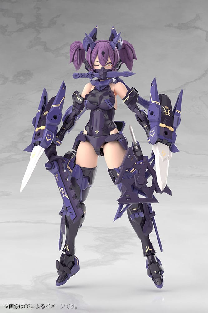 Megami Device Plastic Model Kit 1/1 Asra Ninja Kaname Shadow Edition Full Package Kotobukiya
