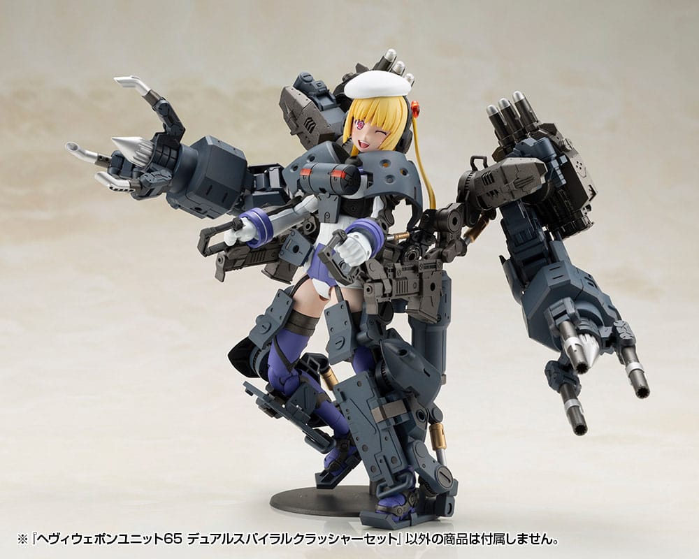 Kotobukiya M.S.G. Model Kit Accessory Set Heavy Weapon Unit 65 Dual Spiral Crusher Set Kotobukiya