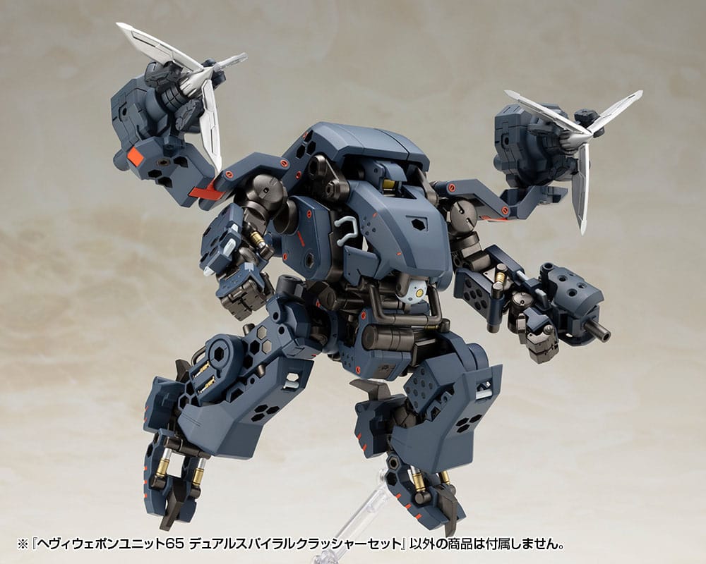 Kotobukiya M.S.G. Model Kit Accessory Set Heavy Weapon Unit 65 Dual Spiral Crusher Set Kotobukiya