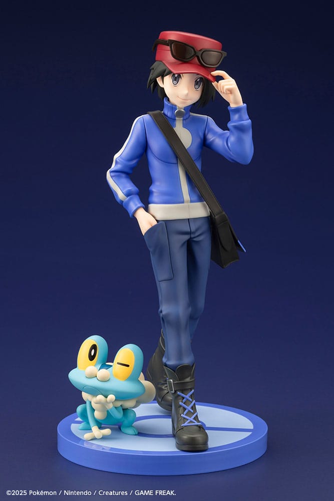 Pokémon ARTFXJ Statue Calem & Froakie Kotobukiya