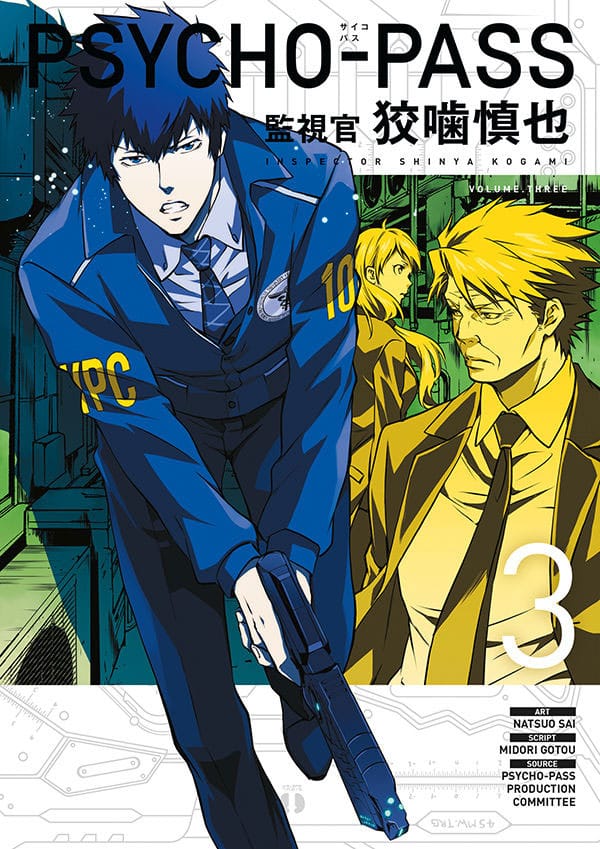 Psycho Pass Inspector Shinya Kogami Manga Volume 3 Lake Book