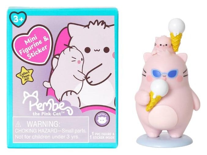 Pembe Mini Figure Blind Box Display 12 License 2 Play Toys