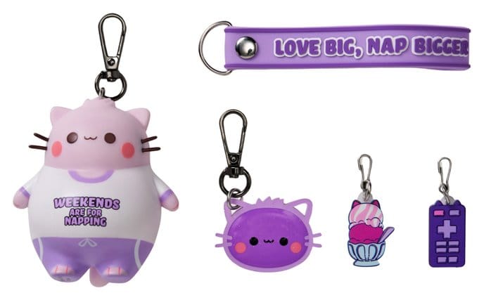 Pembe Keyrings Blind Box Bento Box Display 8 License 2 Play Toys