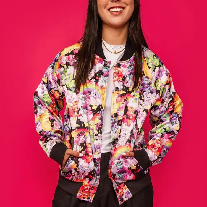 The Care Bears x Universal Monsters by Loungefly Bomber Jacket Unisex Barbie 65th Anniversary Size L Loungefly
